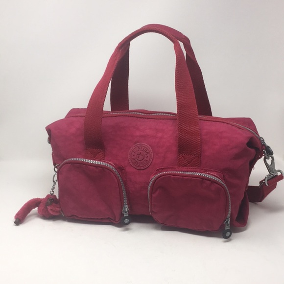 Kipling Bags Kipling Monkey Shoulder Bag Lyza Medium Isabel Red